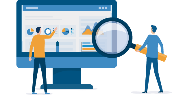 グラフや数値による情報整理