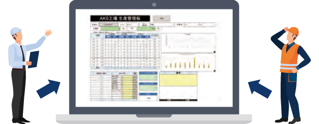 複数帳票を参照して集計帳票作成